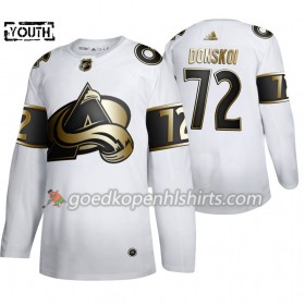 Colorado Avalanche Joonas Donskoi 72 Adidas 2019-2020 Golden Edition Wit Authentic Shirt - Kinderen